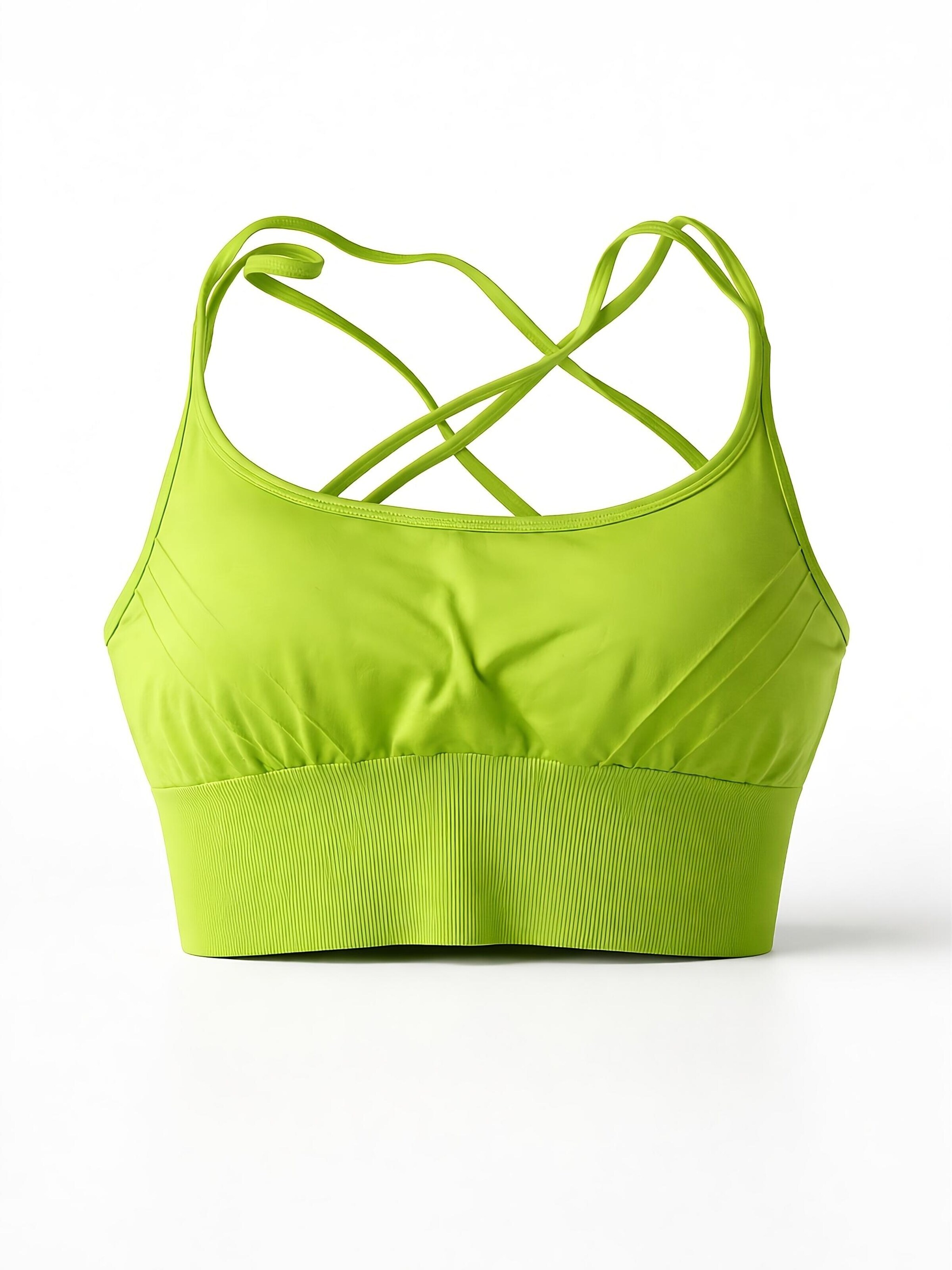 Empire Embodied Medium Support Sports Bra 'Sport-BH Venus White Grape recycelt' in Green: front