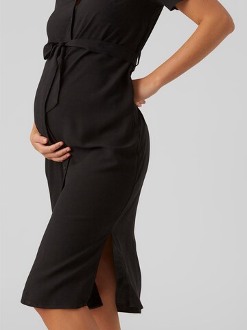 Vero Moda Maternity Shirt dress 'VICA' in Black