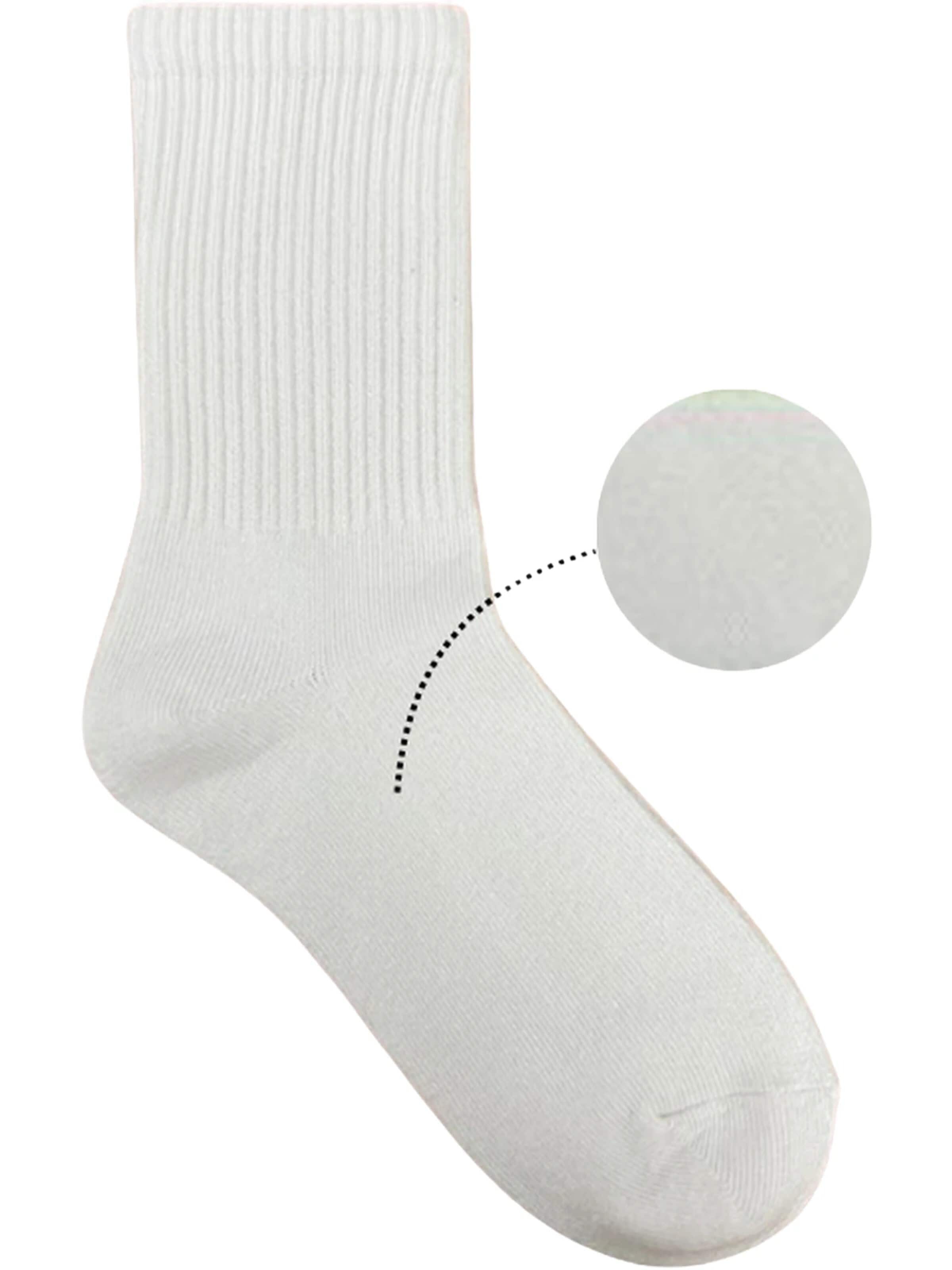 El Sueno Sokken 'Sportsocken' in Wit