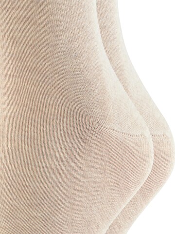 FALKE Socks 'Happy 2-Pack' in Beige