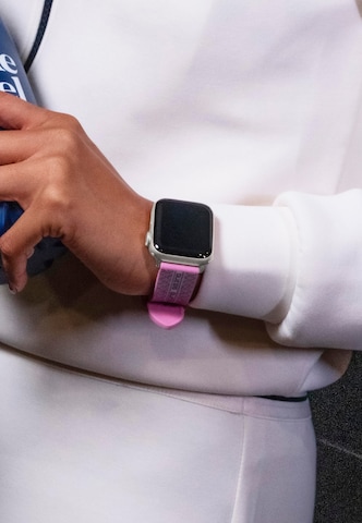 Montre à affichage analogique GUESS en rose