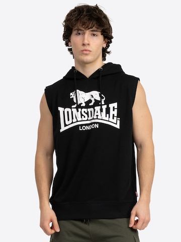 Sweat-shirt 'Bignor' LONSDALE en noir : devant