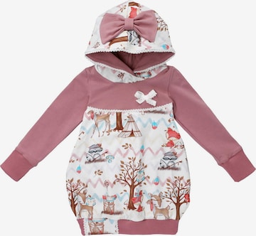 Land-Juwelen Jurk in Wit: voorkant