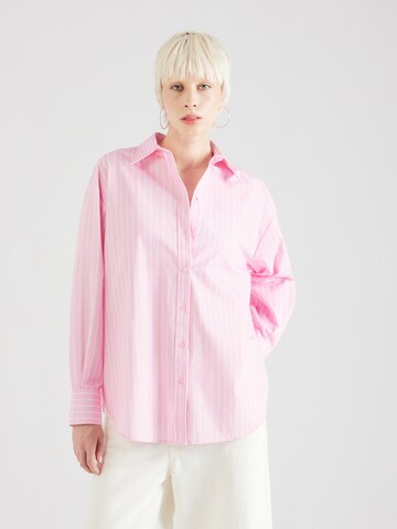 Y.A.S - Blusa 'DAINTY' em rosa: frente