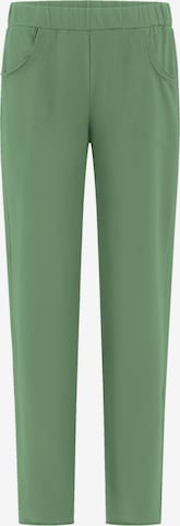 Effilé Pantalon de sport DEHA en vert : devant