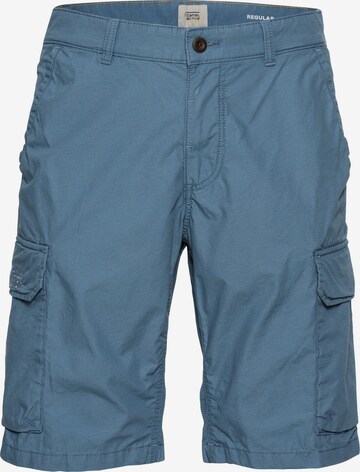 CAMEL ACTIVE Regular Fit Cargo Shorts mit Minimal Print in Blau: predná strana