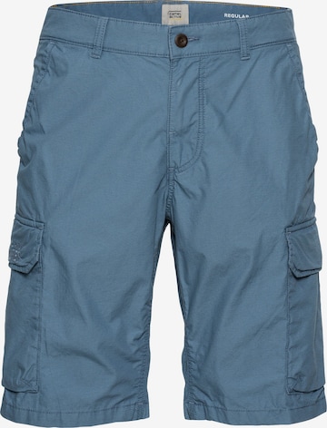 CAMEL ACTIVE Regular Fit Cargo Shorts mit Minimal Print in Blau: predná strana