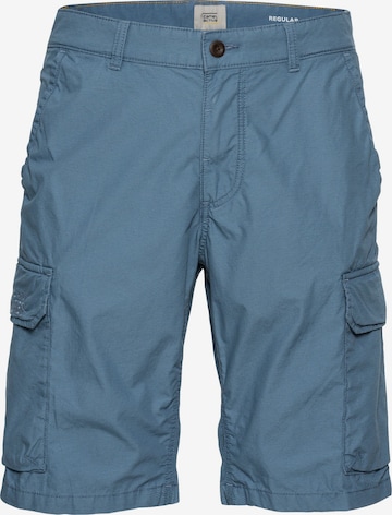 CAMEL ACTIVE Regular Regular Fit Cargo Shorts mit Minimal Print in Blau: predná strana