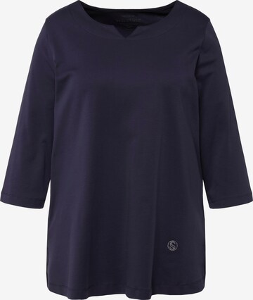 Ulla Popken Shirt in Blauw: voorkant