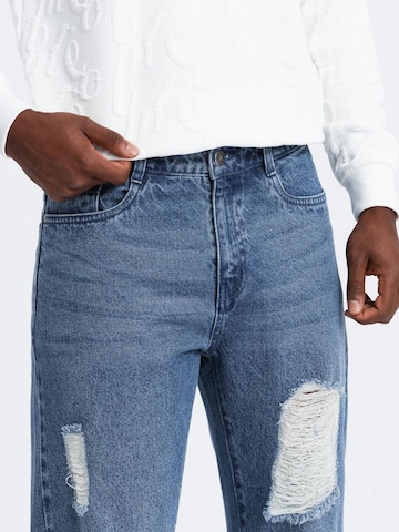 Ombre Regular Jeans in Blauw
