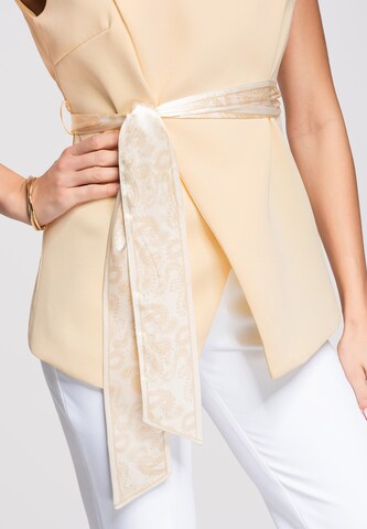 Ombre Blouse in Beige