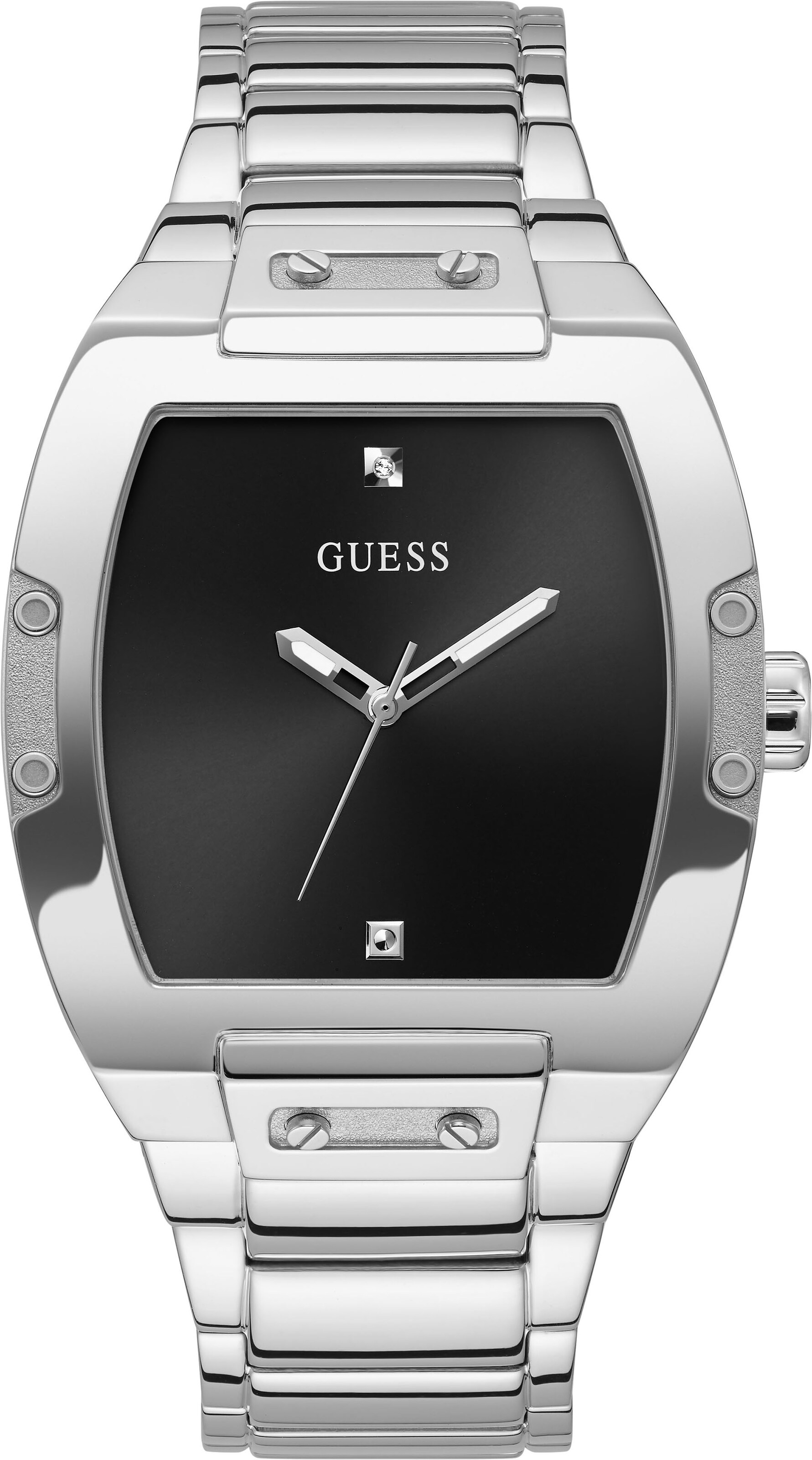 GUESS Uhr in Silber: Vorderseite