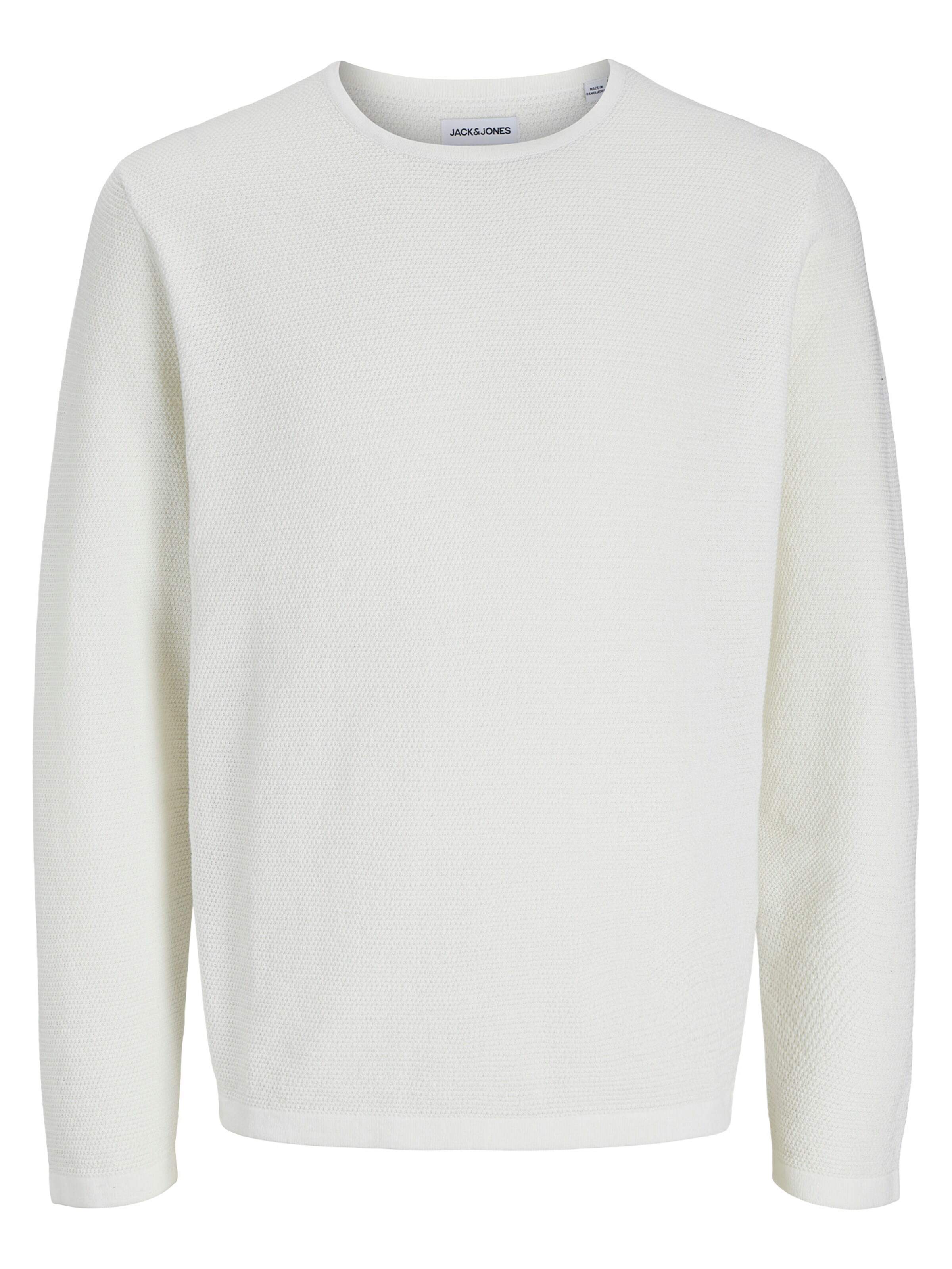 JACK & JONES Pullover 'George'‌‌‌ in Weiß: Vorderseite