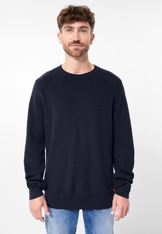 Street One MEN Pullover in Blau: Vorderseite