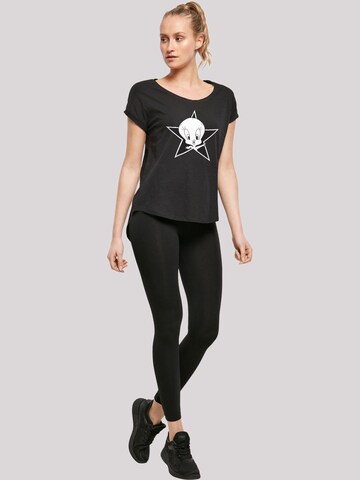 F4NT4STIC Shirt 'Looney Tunes Tweetie' in Black