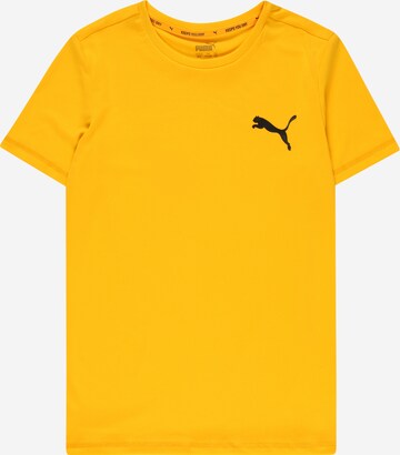 PUMA Performance Shirt in Yellow: front