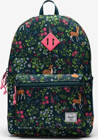 Herschel Rucksack 'Heritage' in Grün: Vorderseite