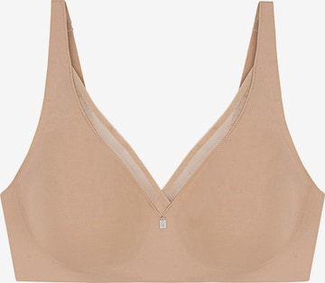 TRIUMPH Minimizer Bügelloser BH ' True Shape Sensation ' in Beige: Vorderseite