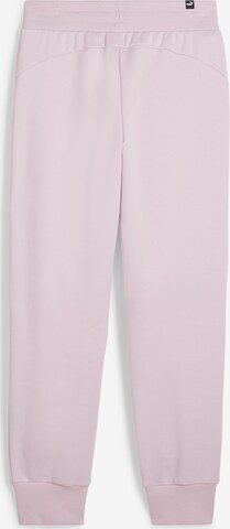 PUMA Tapered Sporthose 'ESS' in Pink