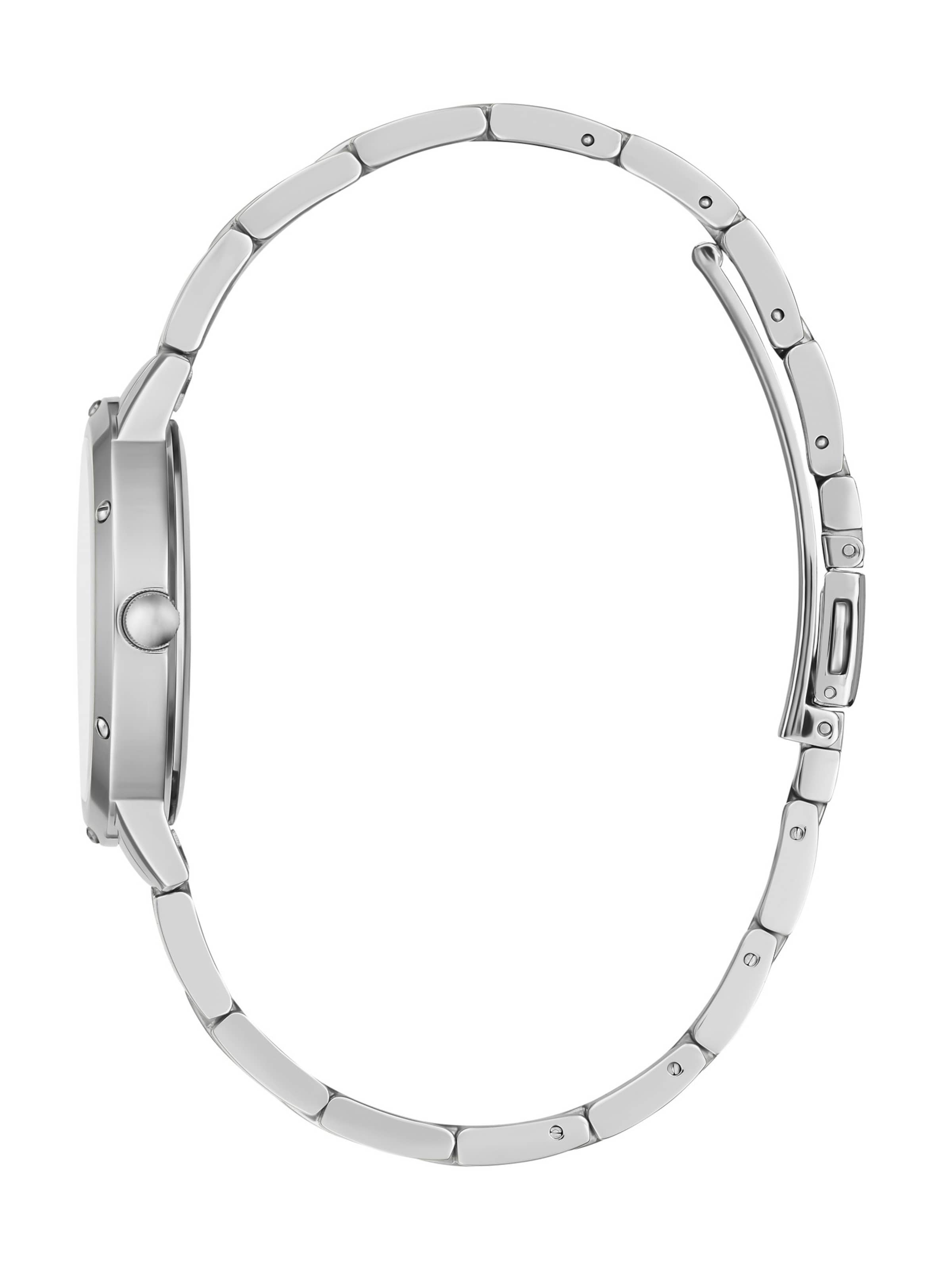 GUESS Analoog horloge 'Dawn' in Zilver