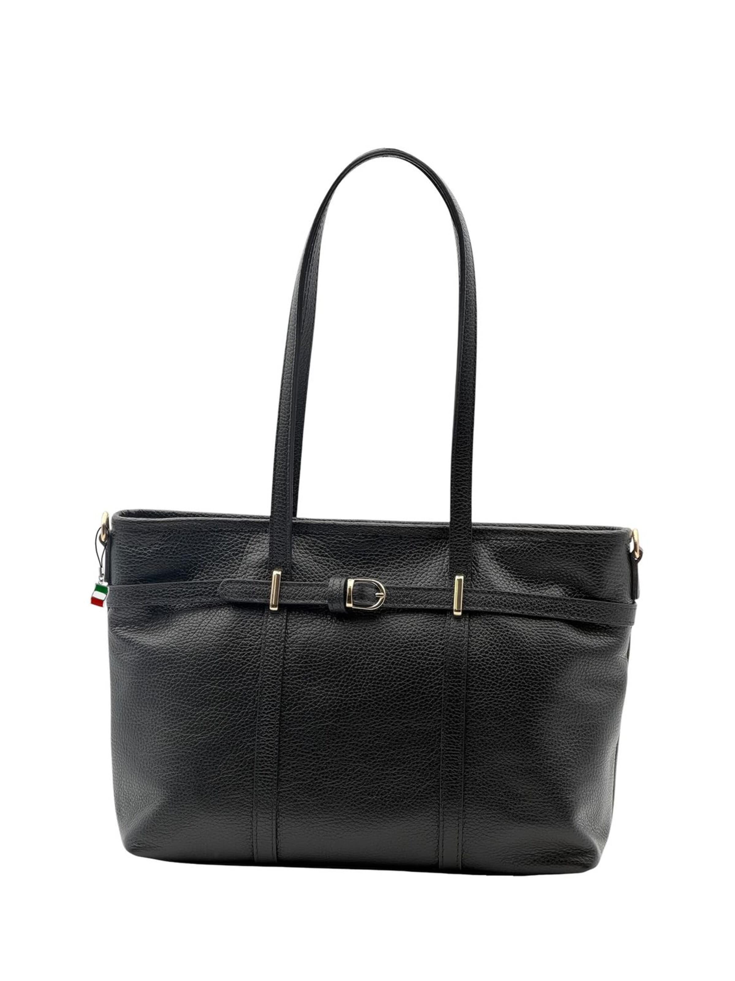 Sac bandoulière Florence en noir : devant