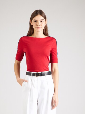 T-shirt 'DAMIRA' Lauren Ralph Lauren en rouge : devant
