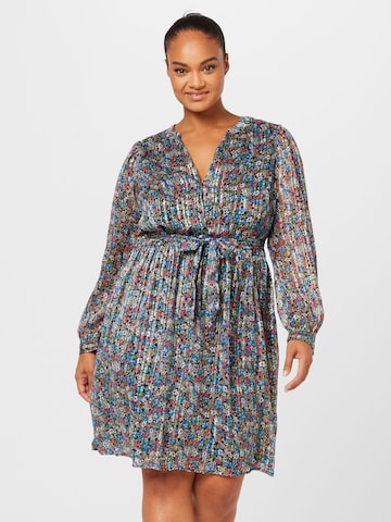 Robe 'ABBY' Vero Moda Curve en bleu : devant