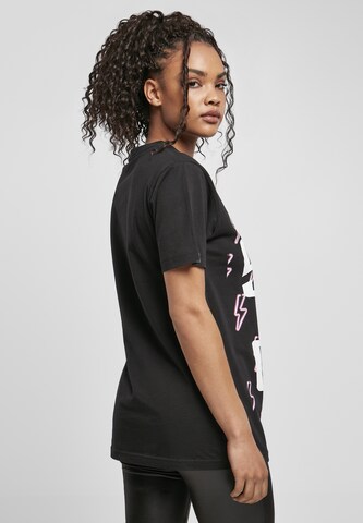 T-shirt '90ies Girl' Merchcode en noir