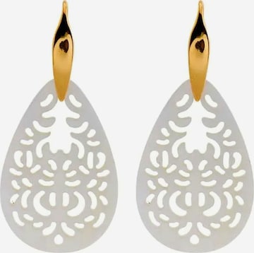 Gemshine Earrings in Gold: front