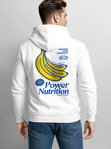 Neverless Sweatshirt 'Banana' in White