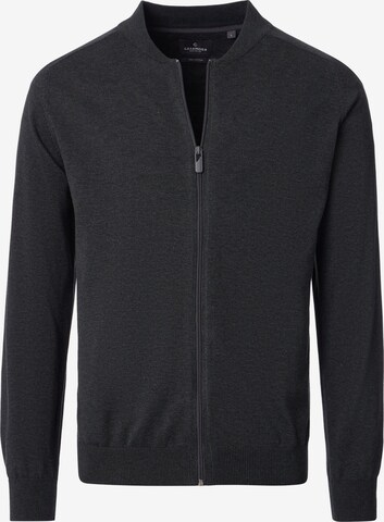 CASAMODA Strickjacke 'Basic' in Grau: Vorderseite