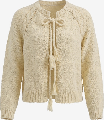 TorWeit Knit Cardigan in Yellow: front