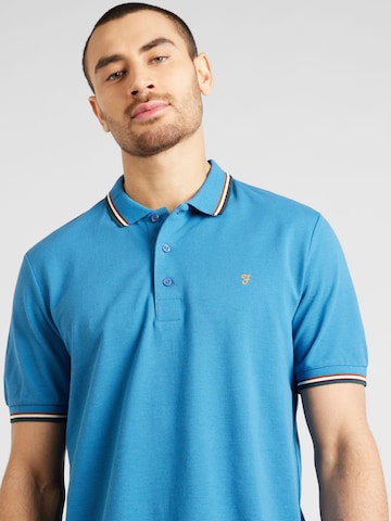 FARAH Poloshirt 'ALVIN' in Blau