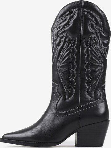 Bottes de cowboy 'Jukeson' BRONX en noir : devant