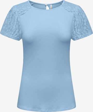 ONLY T-shirt 'KANYE' i blå: framsida