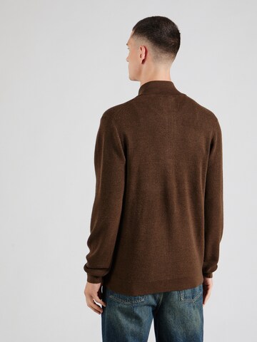JACK & JONES Knit Cardigan 'JPRBLABUSHWICK' in Brown