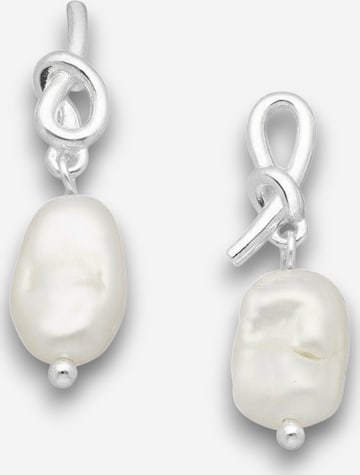 La Moda Me Ohrringe 'Earrings Arisa' in Weiß: Vorderseite