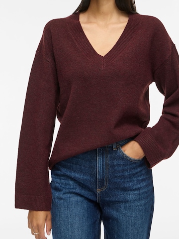VILA Sweater 'VILiga' in Red