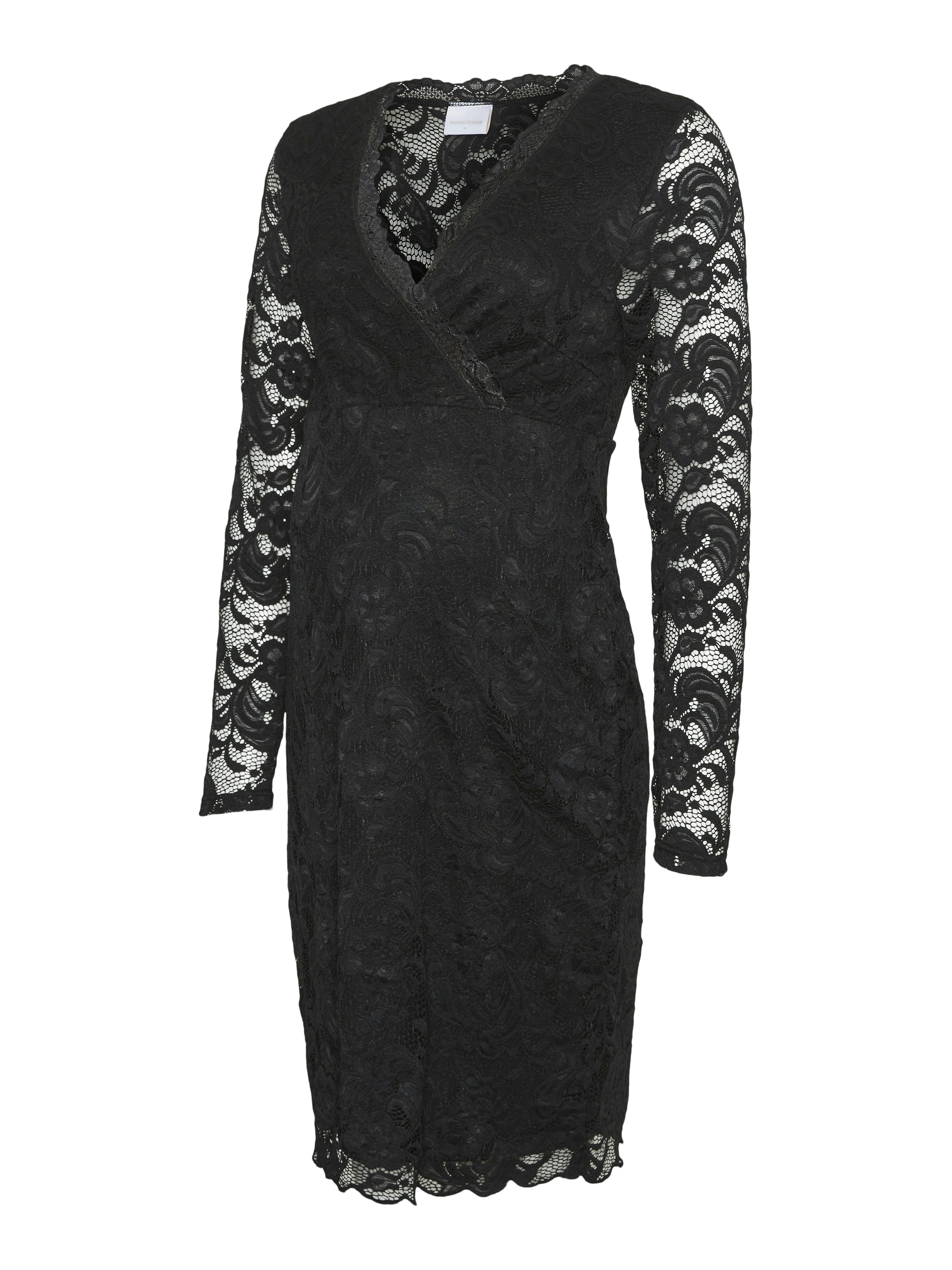 MAMALICIOUS Dress 'MLMIVANA TESS' in Black: front