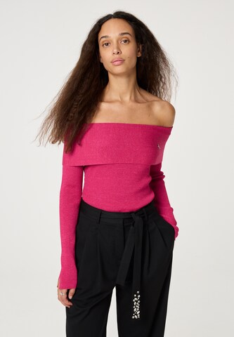 Fabienne Chapot Trui in Roze: voorkant