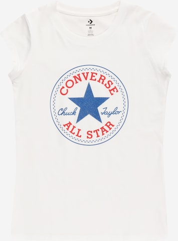 CONVERSE - Camiseta en blanco: frente