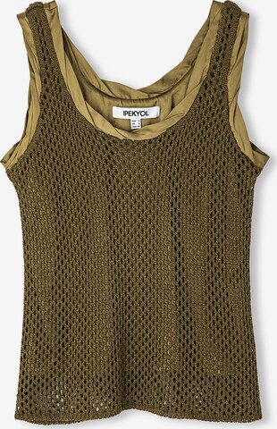 Ipekyol Knitted Top in Green: front