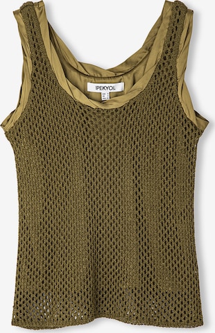 Ipekyol Knitted Top in Green: front