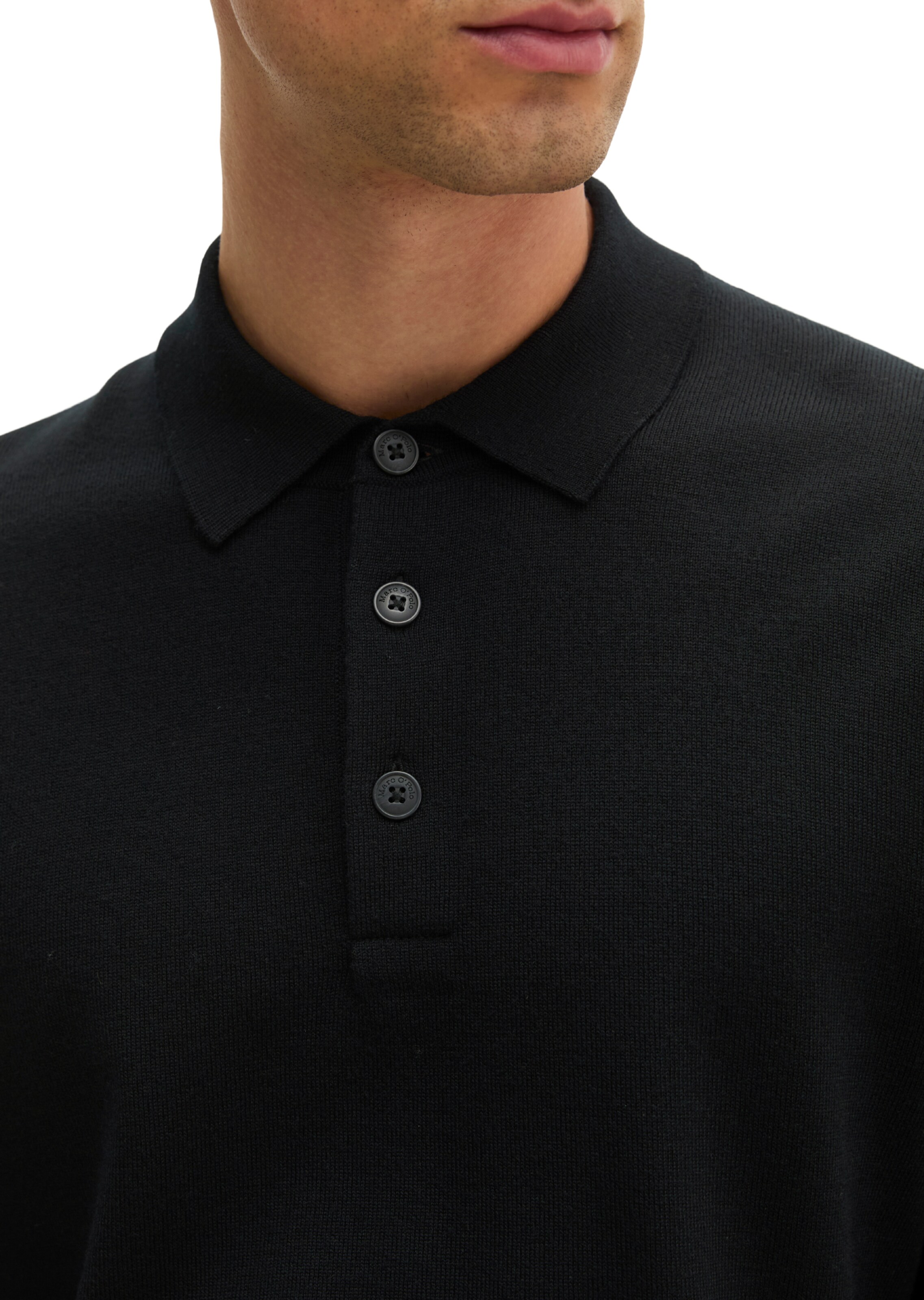 Marc O'Polo Shirt in Schwarz: Vorderseite