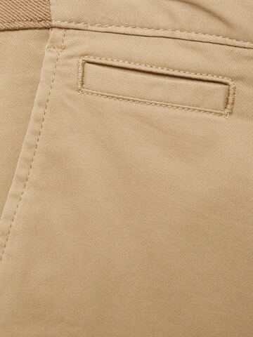 MANGO MAN Tapered Hose 'Prato' in Beige