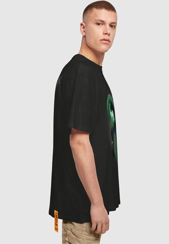 Forgotten Faces Shirt 'Green Empress' in Black