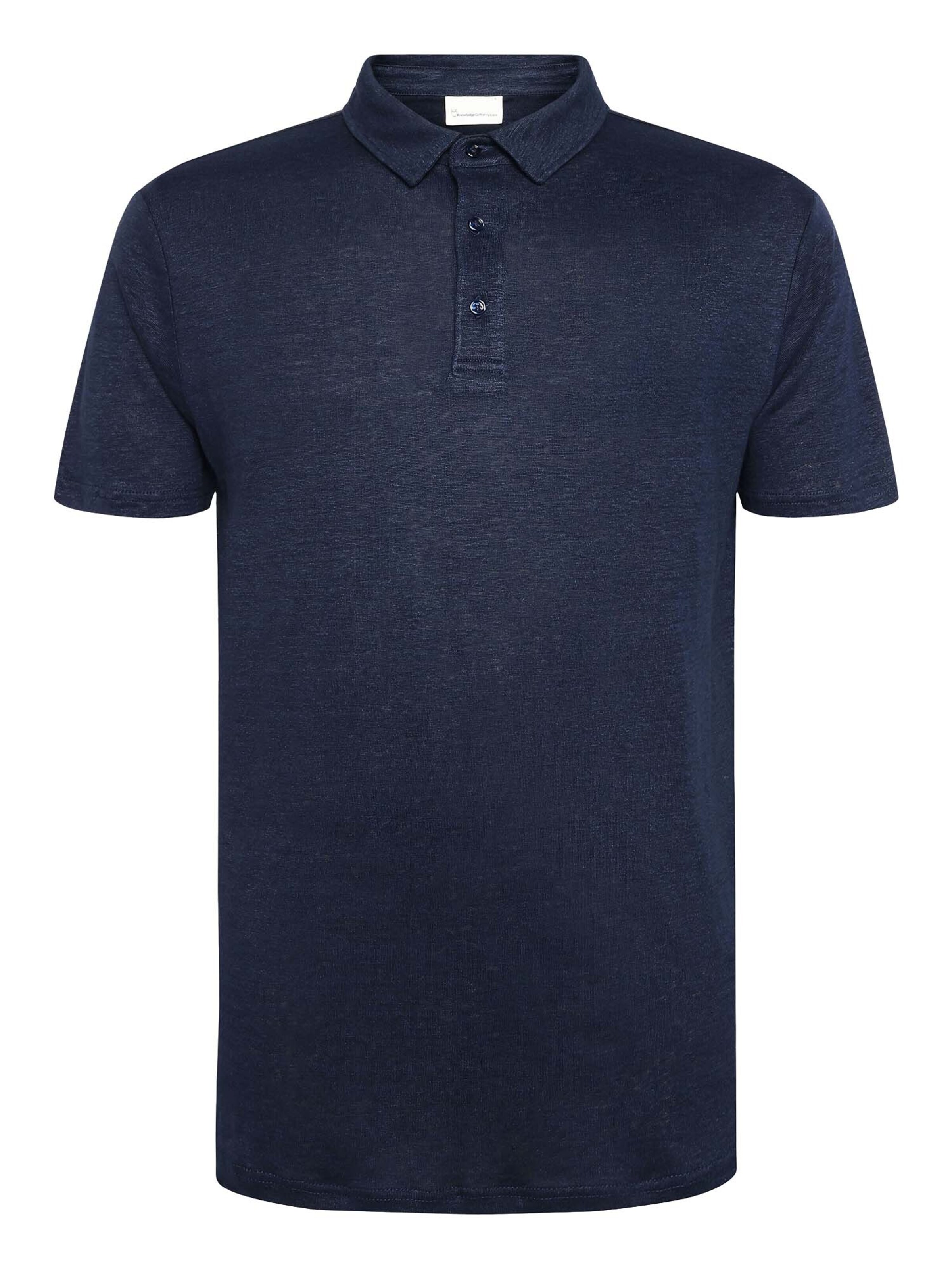 KnowledgeCotton Apparel T-Shirt in Blau: Vorderseite