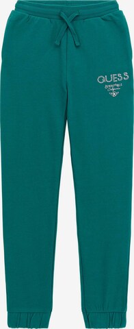 GUESS Regular Pants in Green: front