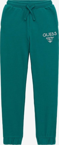 GUESS Regular Pants in Green: front