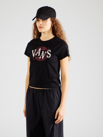 T-shirt 'SPIRAL DOWN MINI' VANS en noir : devant